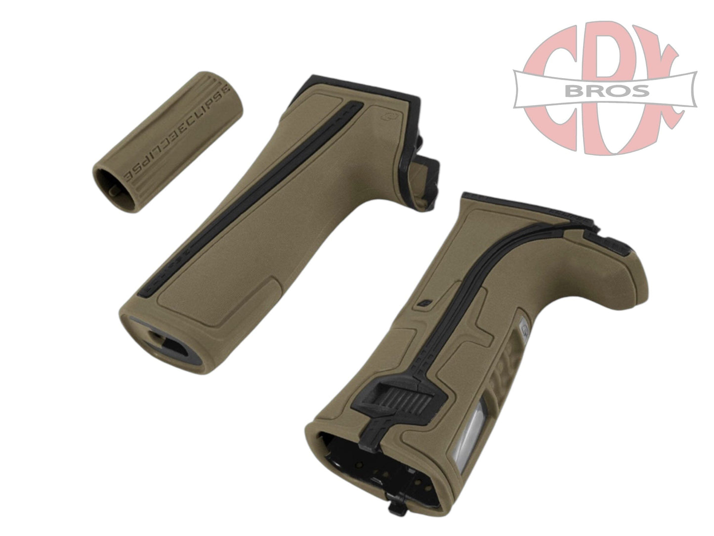 Used NEW Planet Eclipse Geo R5 Grip Kit - Earth Brown Tan Paintball Gun from CPXBrosPaintball Buy/Sell/Trade Paintball Markers, New Paintball Guns, Paintball Hoppers, Paintball Masks, and Hormesis Headbands
