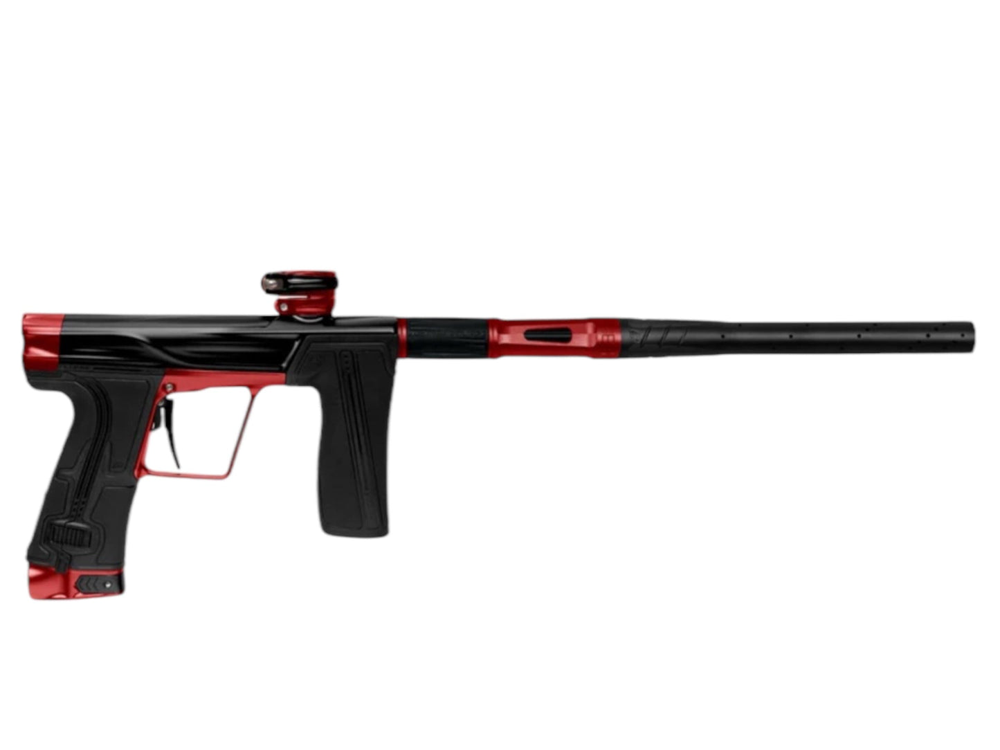 Used NEW Planet Eclipse Geo R5 Paintball Gun - Black/Red Paintball Gun from CPXBrosPaintball Buy/Sell/Trade Paintball Markers, New Paintball Guns, Paintball Hoppers, Paintball Masks, and Hormesis Headbands