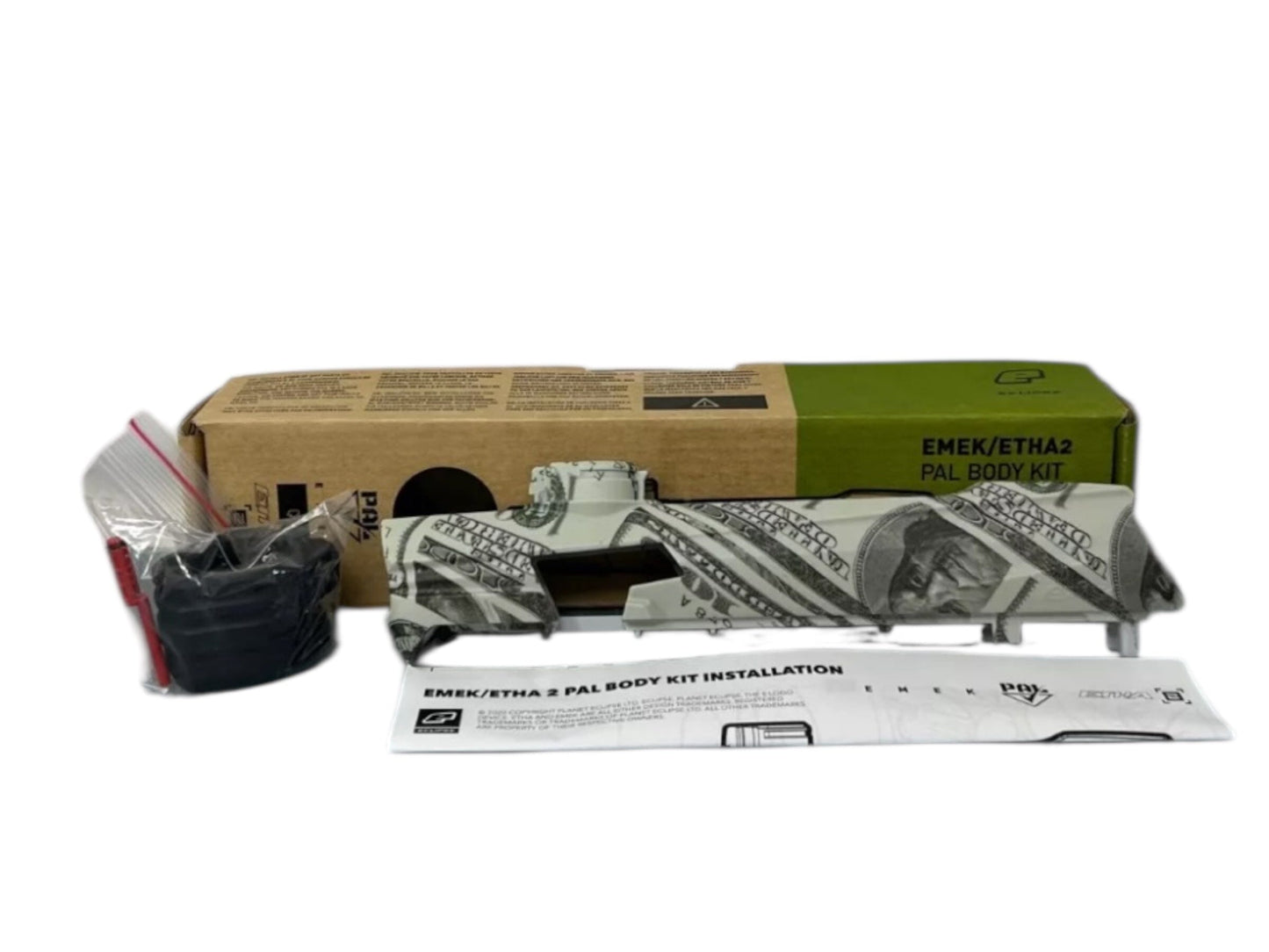 Used NEW Planet Eclipse Graphic Sport Body for EMEK and Etha2 - Cash Money Paintball Gun from CPXBrosPaintball Buy/Sell/Trade Paintball Markers, New Paintball Guns, Paintball Hoppers, Paintball Masks, and Hormesis Headbands