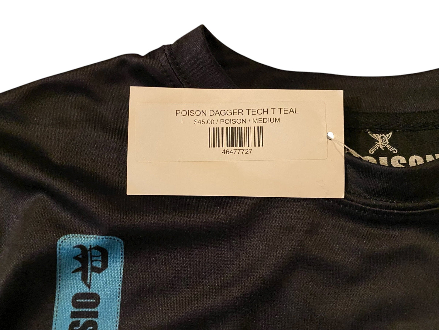 Used NEW POISON DAGGER TECH T TEAL Paintball Shirt - size MEDIUM Paintball Gun from CPXBrosPaintball Buy/Sell/Trade Paintball Markers, New Paintball Guns, Paintball Hoppers, Paintball Masks, and Hormesis Headbands