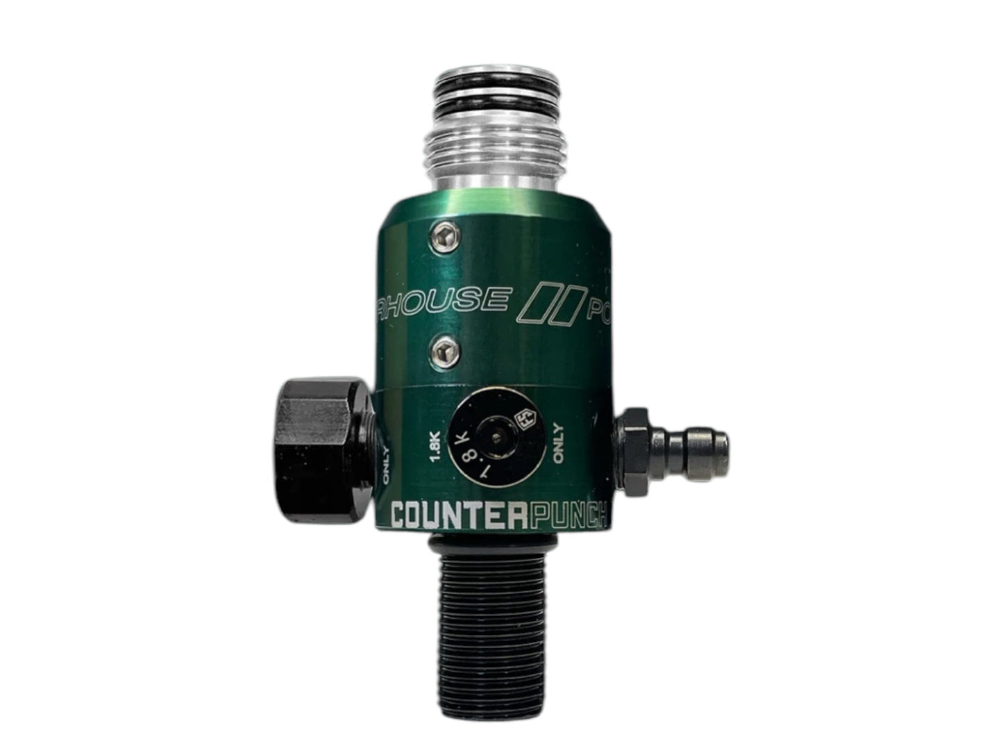 Used NEW POWERHOUSE COUNTERPUNCH REGULATOR - BRITISH RACING GREEN Paintball Gun from CPXBrosPaintball Buy/Sell/Trade Paintball Markers, New Paintball Guns, Paintball Hoppers, Paintball Masks, and Hormesis Headbands