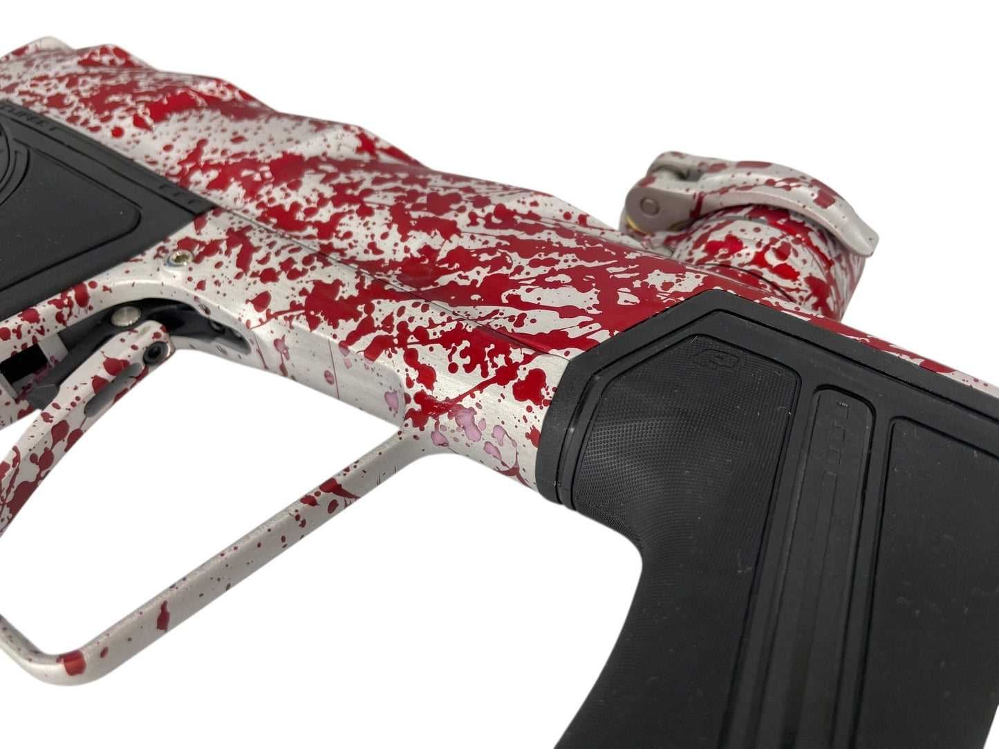 Used NEW Project Scales Geo R5 Blood Splatter Paintball Gun from CPXBrosPaintball Buy/Sell/Trade Paintball Markers, New Paintball Guns, Paintball Hoppers, Paintball Masks, and Hormesis Headbands