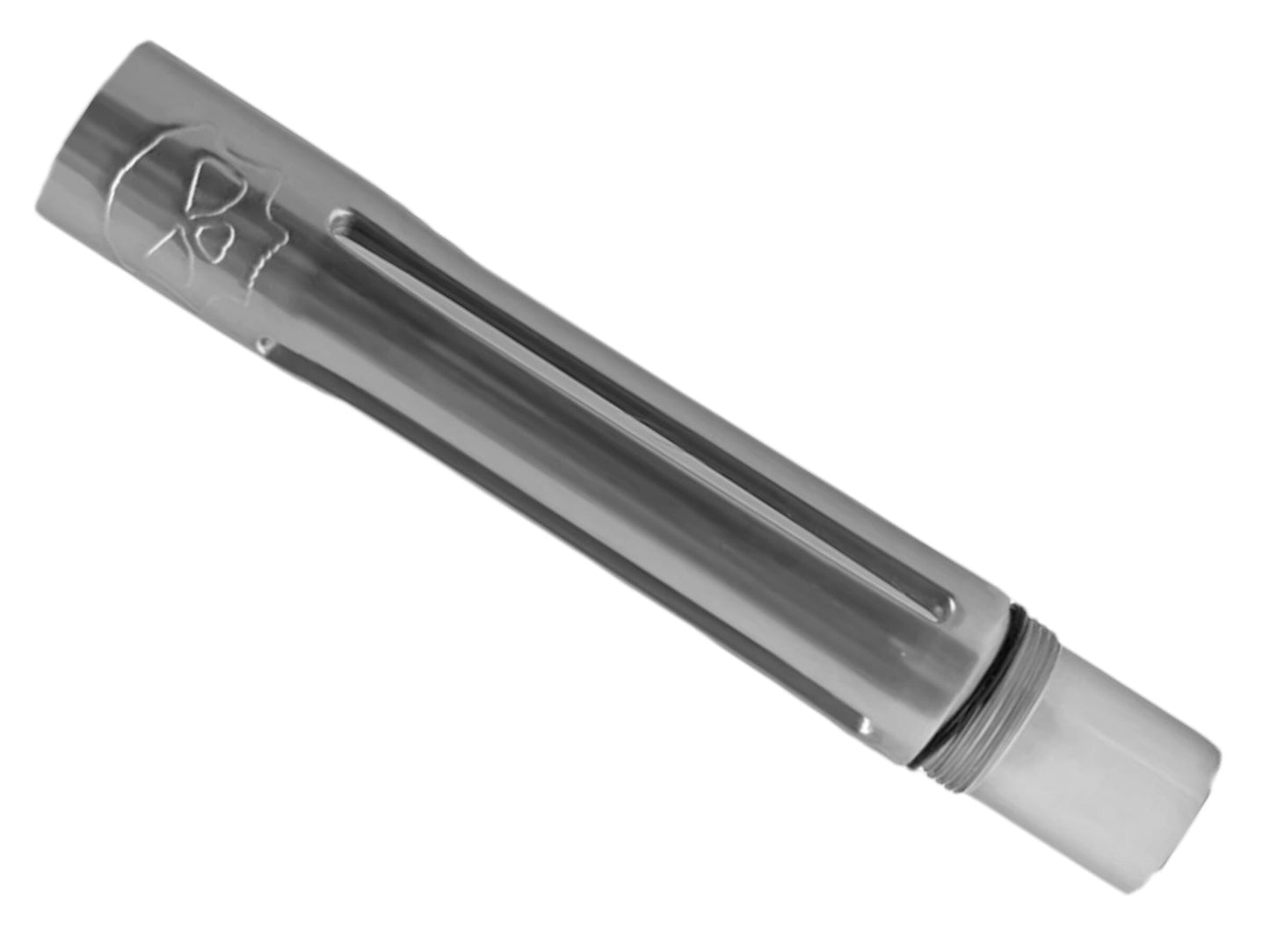 Used NEW SILENCIO FXL BACK - COCKER THREAD - Gloss Silver Paintball Gun from CPXBrosPaintball Buy/Sell/Trade Paintball Markers, New Paintball Guns, Paintball Hoppers, Paintball Masks, and Hormesis Headbands