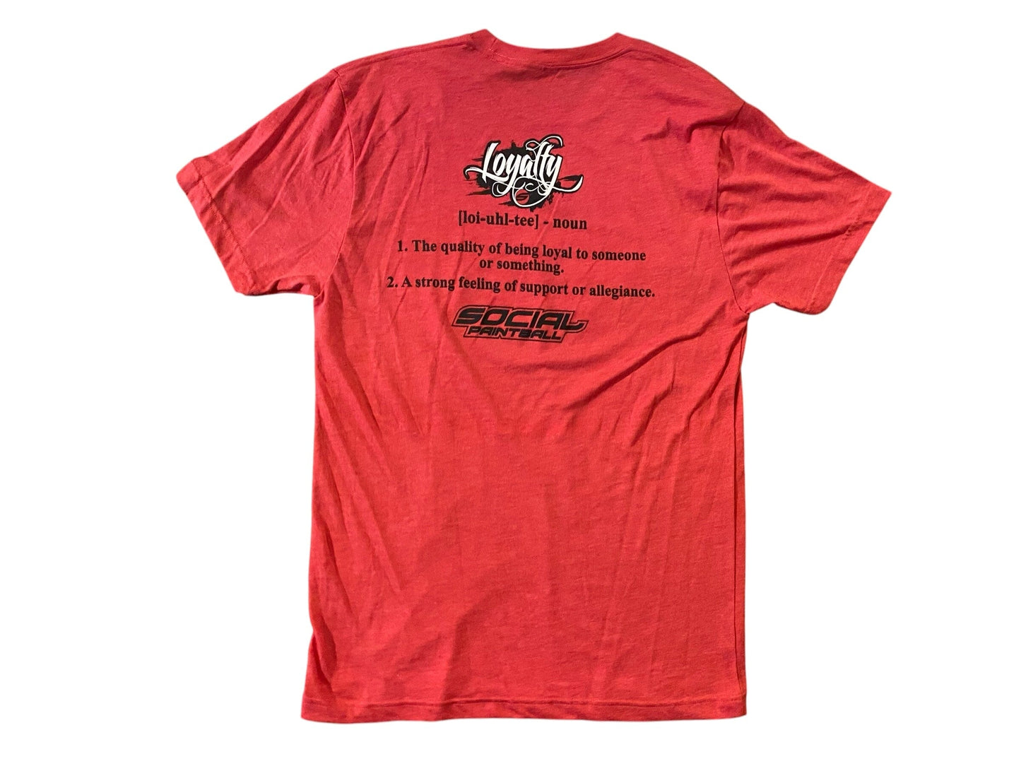 Used NEW SOCIAL LOYALTY Paintball T-Shirt Size MEDIUM Paintball Gun from CPXBrosPaintball Buy/Sell/Trade Paintball Markers, New Paintball Guns, Paintball Hoppers, Paintball Masks, and Hormesis Headbands