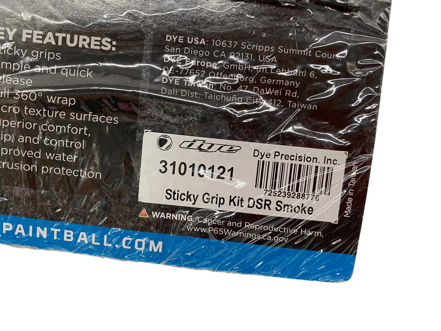 Used NEW Sticky Grip Kit DYE DSR Smoke Paintball Gun from CPXBrosPaintball Buy/Sell/Trade Paintball Markers, New Paintball Guns, Paintball Hoppers, Paintball Masks, and Hormesis Headbands