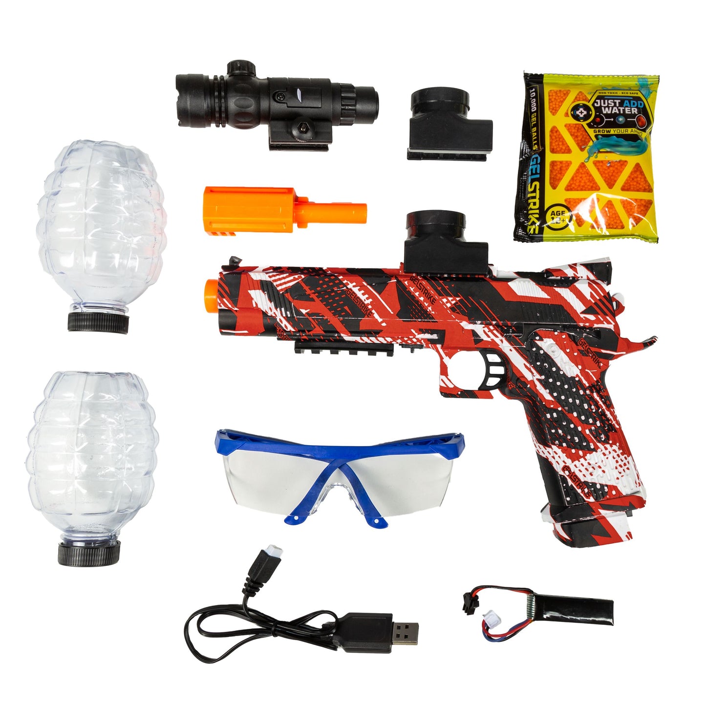 Used NEW Storm Pistol - Rapid Blaster - GelStrike - Red Paintball Gun from HK Army Clothing Buy/Sell/Trade Paintball Markers, New Paintball Guns, Paintball Hoppers, Paintball Masks, and Hormesis Headbands