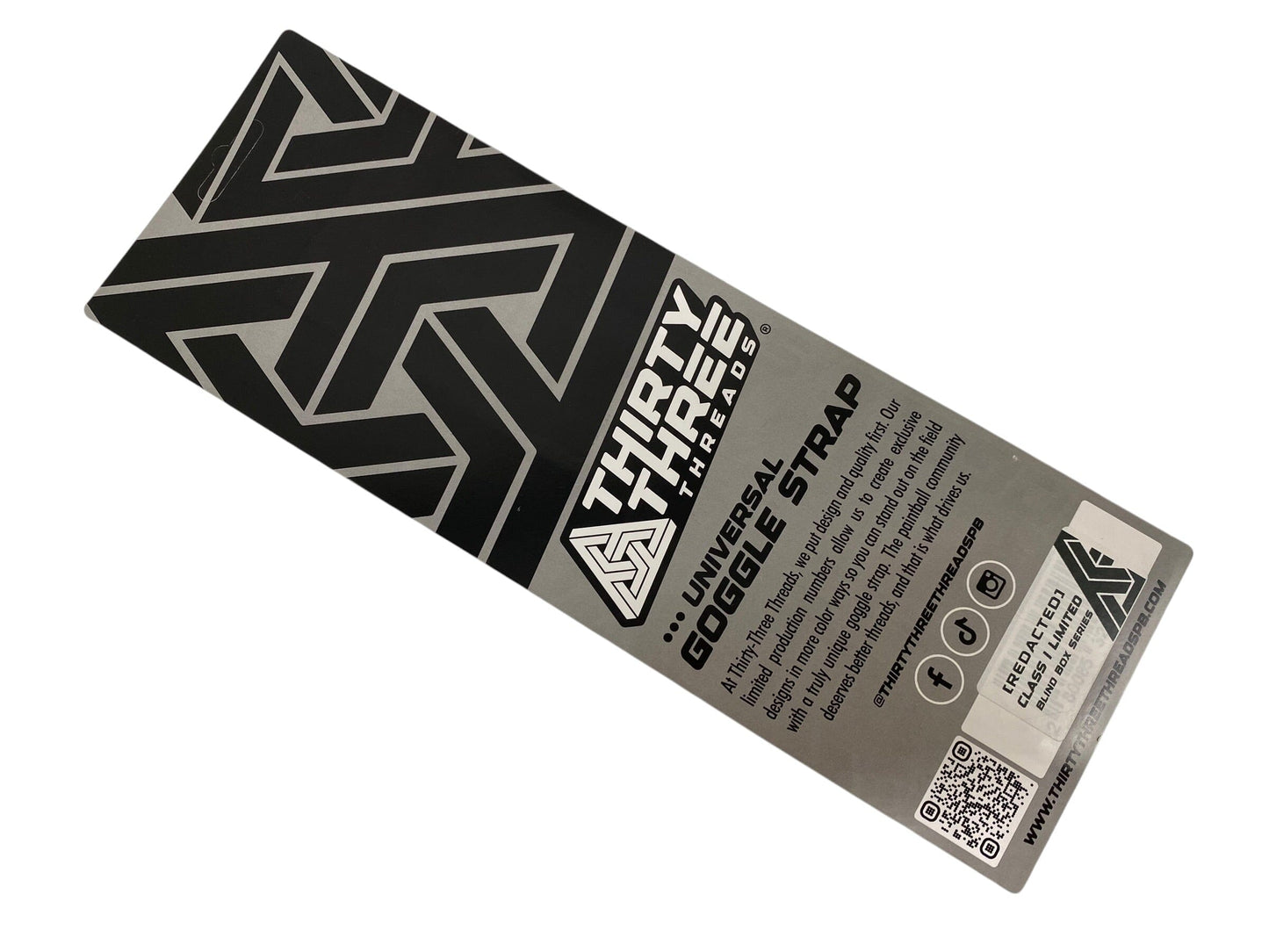 Used NEW THIRTY THREE THREADS Class 1 Blind Box Series Mask Stap Paintball Gun from CPXBrosPaintball Buy/Sell/Trade Paintball Markers, New Paintball Guns, Paintball Hoppers, Paintball Masks, and Hormesis Headbands