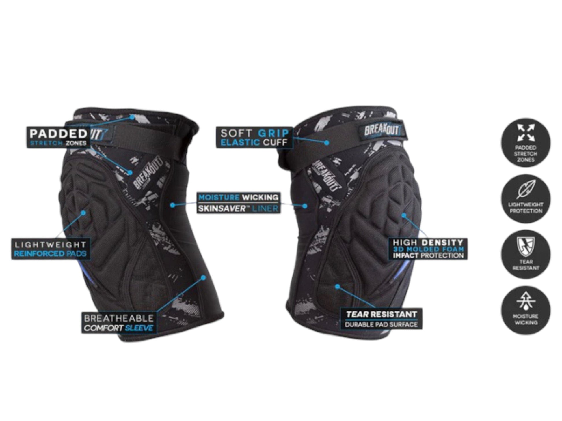 Used NEW Virtue Breakout Knee Pads- ALL SIZES Paintball Gun from CPXBrosPaintball Buy/Sell/Trade Paintball Markers, New Paintball Guns, Paintball Hoppers, Paintball Masks, and Hormesis Headbands
