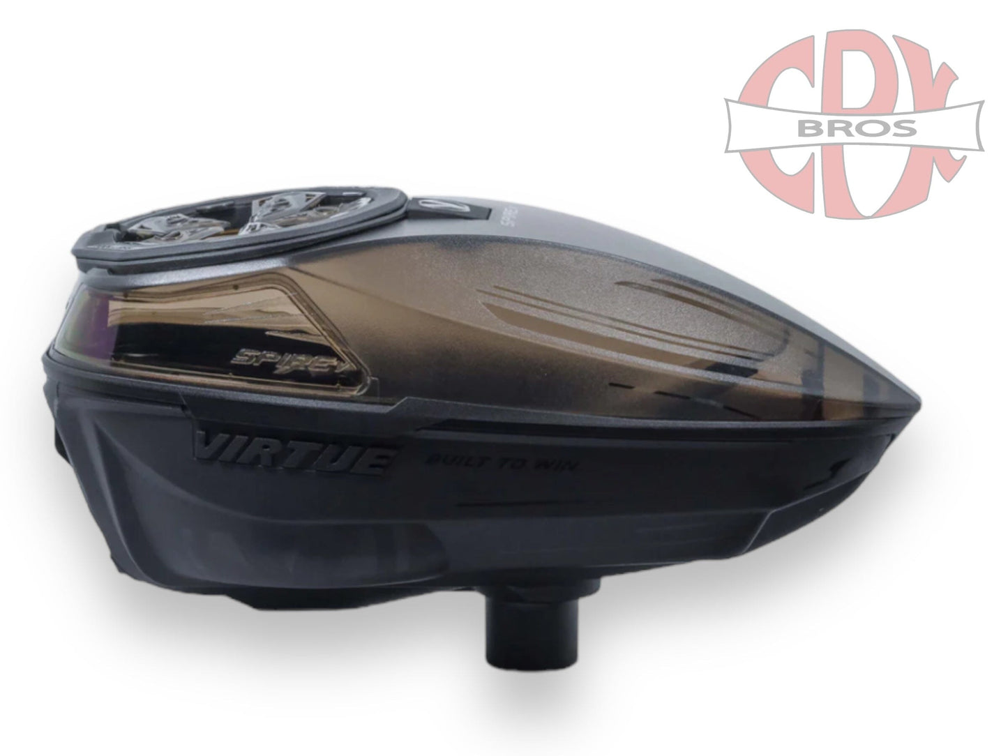 Used NEW Virtue Spire V Loader - Dust Smoke Black Paintball Gun from CPXBrosPaintball Buy/Sell/Trade Paintball Markers, New Paintball Guns, Paintball Hoppers, Paintball Masks, and Hormesis Headbands