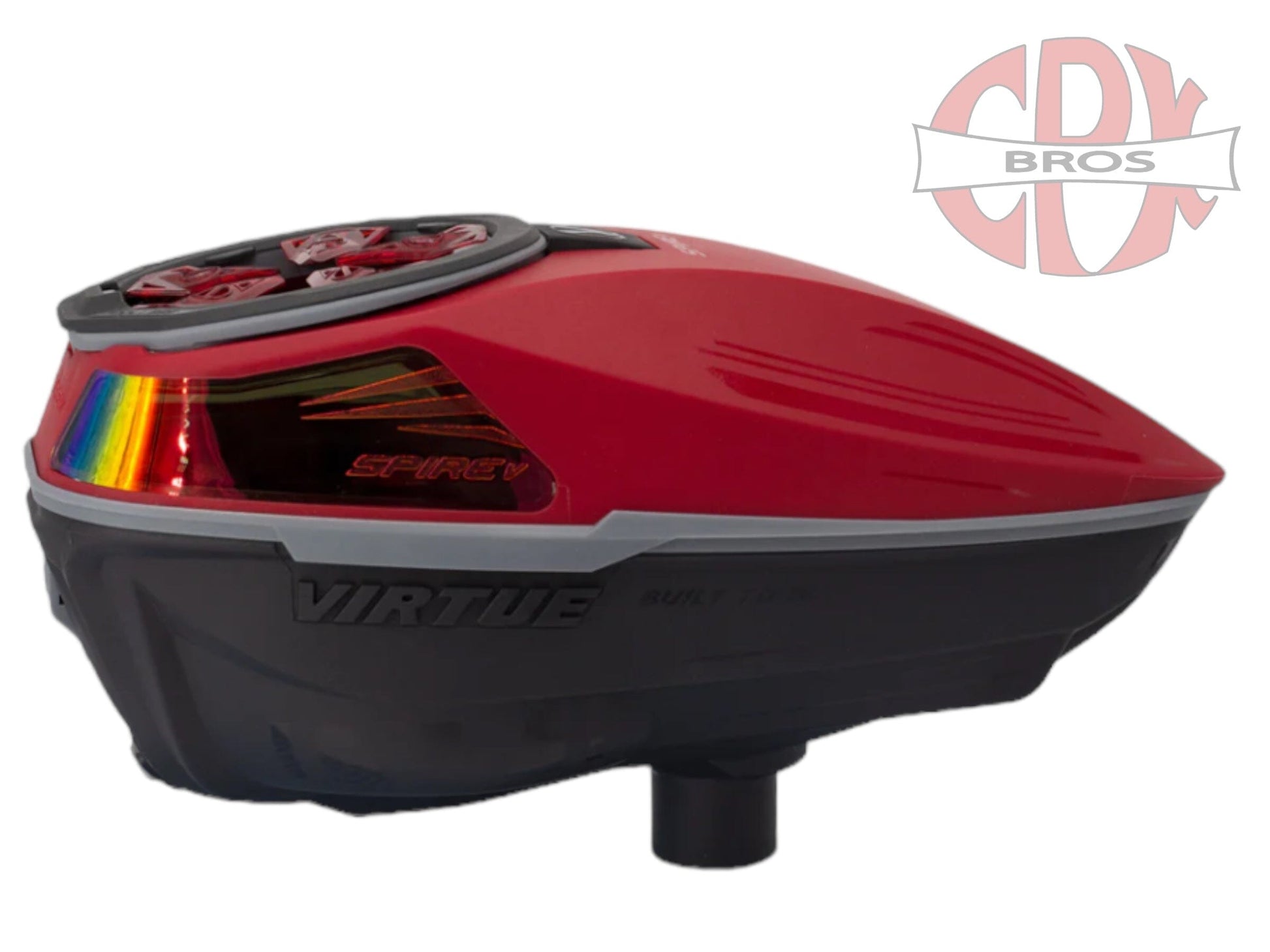 Used NEW Virtue Spire V Loader - Red Storm Paintball Gun from CPXBrosPaintball Buy/Sell/Trade Paintball Markers, New Paintball Guns, Paintball Hoppers, Paintball Masks, and Hormesis Headbands