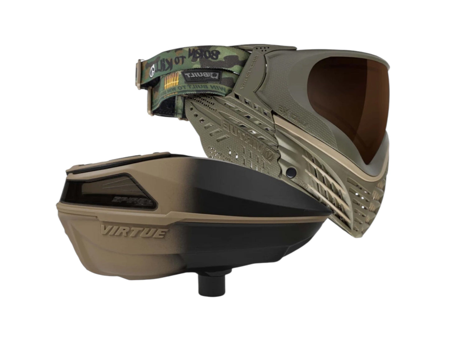 Used NEW Virtue Spire V + VIO X6 Combo - Desert Storm Paintball Gun from CPXBrosPaintball Buy/Sell/Trade Paintball Markers, New Paintball Guns, Paintball Hoppers, Paintball Masks, and Hormesis Headbands
