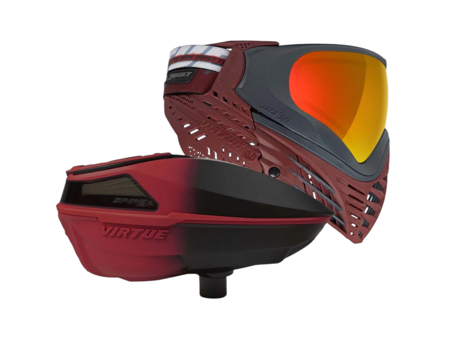 Used NEW Virtue Spire V + VIO X6 Combo - Red Fire Paintball Gun from CPXBrosPaintball Buy/Sell/Trade Paintball Markers, New Paintball Guns, Paintball Hoppers, Paintball Masks, and Hormesis Headbands