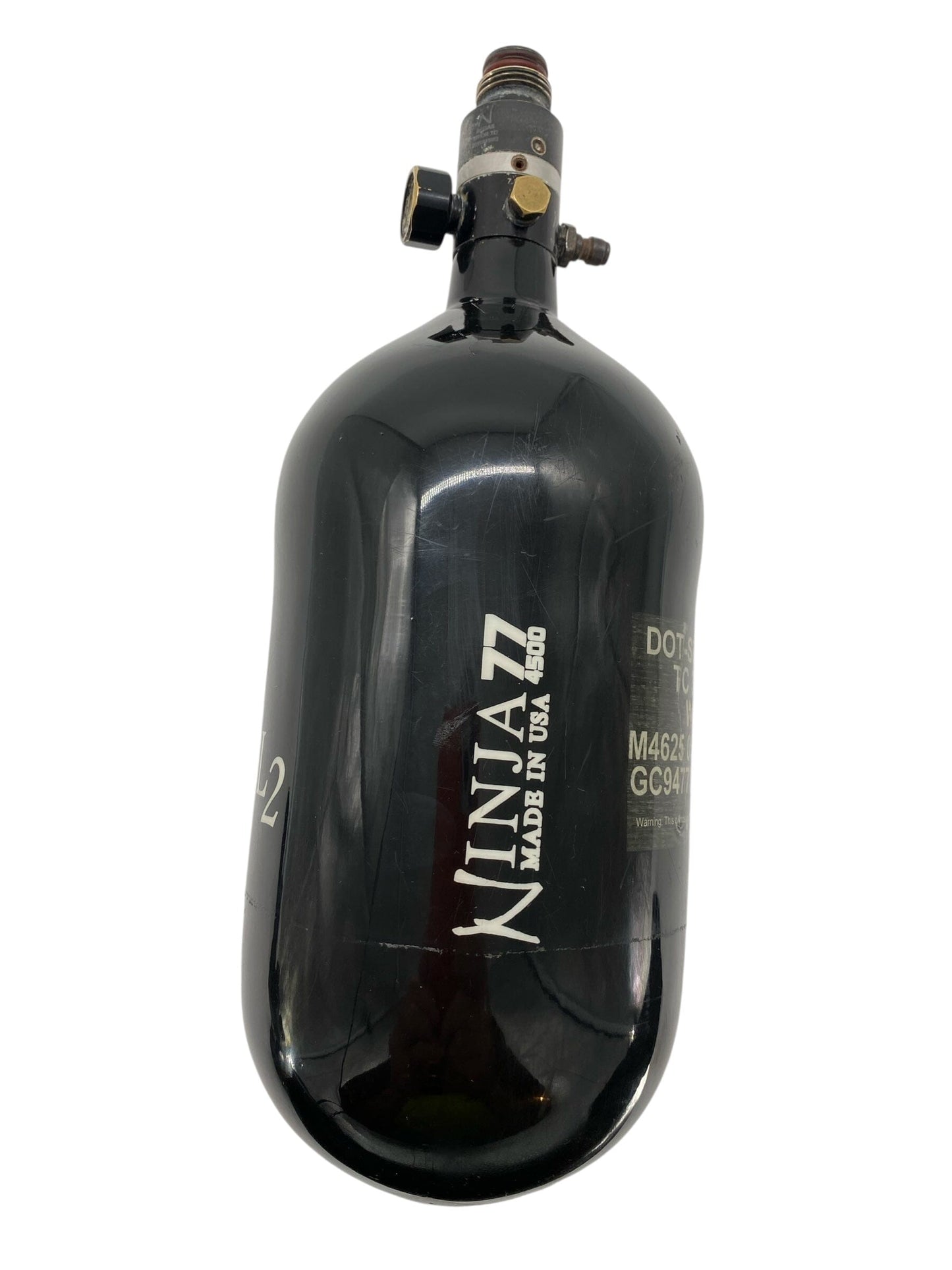 Used Ninja SL 77/4500 Paintball Tank Paintball Gun from CPXBrosPaintball Buy/Sell/Trade Paintball Markers, New Paintball Guns, Paintball Hoppers, Paintball Masks, and Hormesis Headbands
