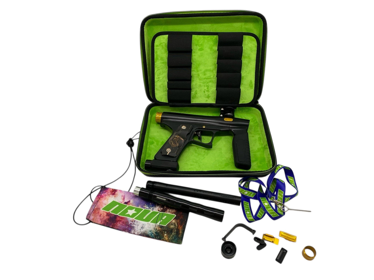 Used Nova N2 Dreadnought Paintball Gun Black/Gold Paintball Gun from CPXBrosPaintball Buy/Sell/Trade Paintball Markers, New Paintball Guns, Paintball Hoppers, Paintball Masks, and Hormesis Headbands