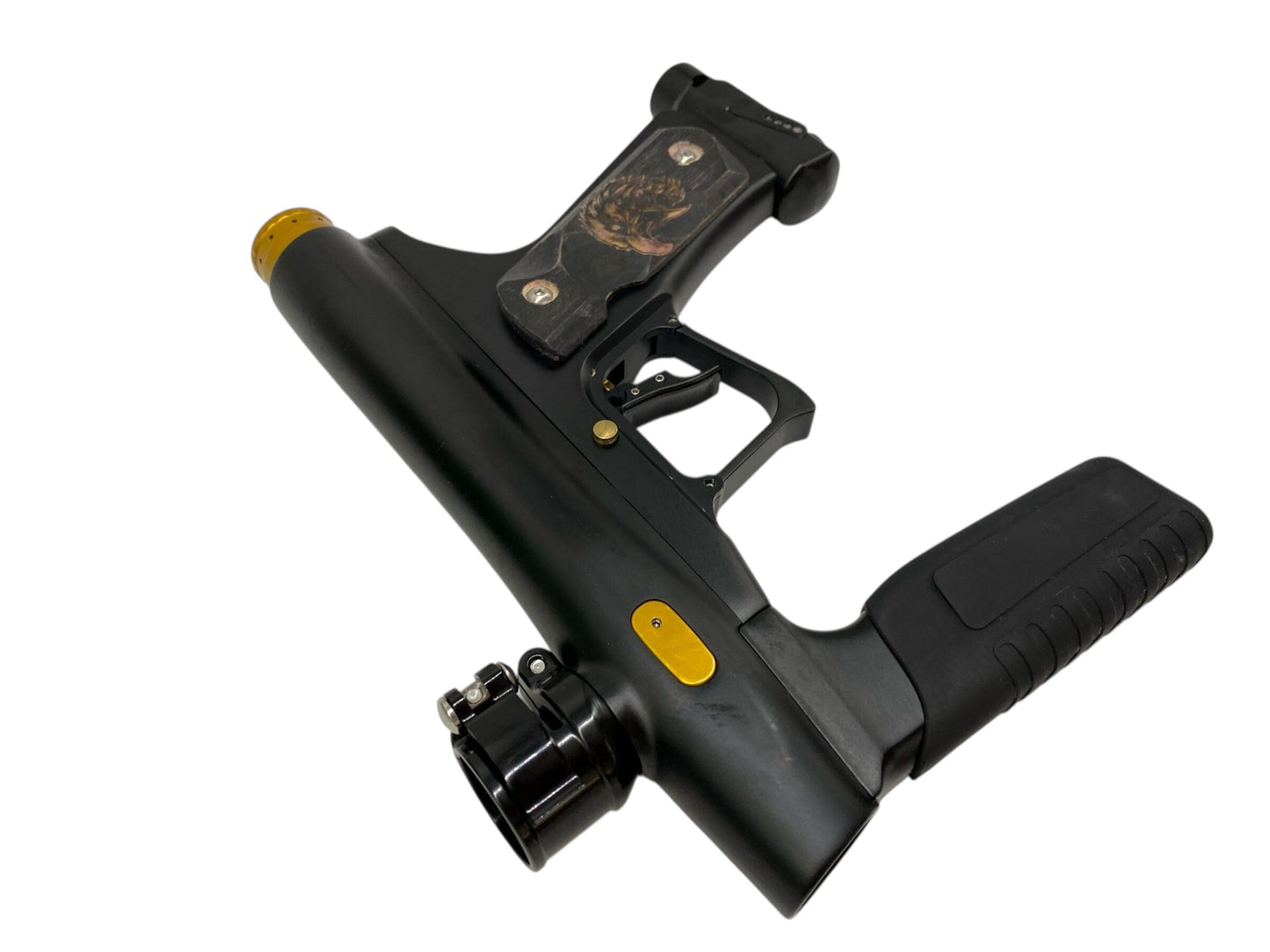 Used Nova N2 Dreadnought Paintball Gun Black/Gold Paintball Gun from CPXBrosPaintball Buy/Sell/Trade Paintball Markers, New Paintball Guns, Paintball Hoppers, Paintball Masks, and Hormesis Headbands