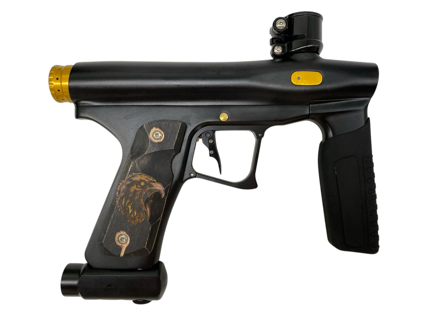 Used Nova N2 Dreadnought Paintball Gun Black/Gold Paintball Gun from CPXBrosPaintball Buy/Sell/Trade Paintball Markers, New Paintball Guns, Paintball Hoppers, Paintball Masks, and Hormesis Headbands