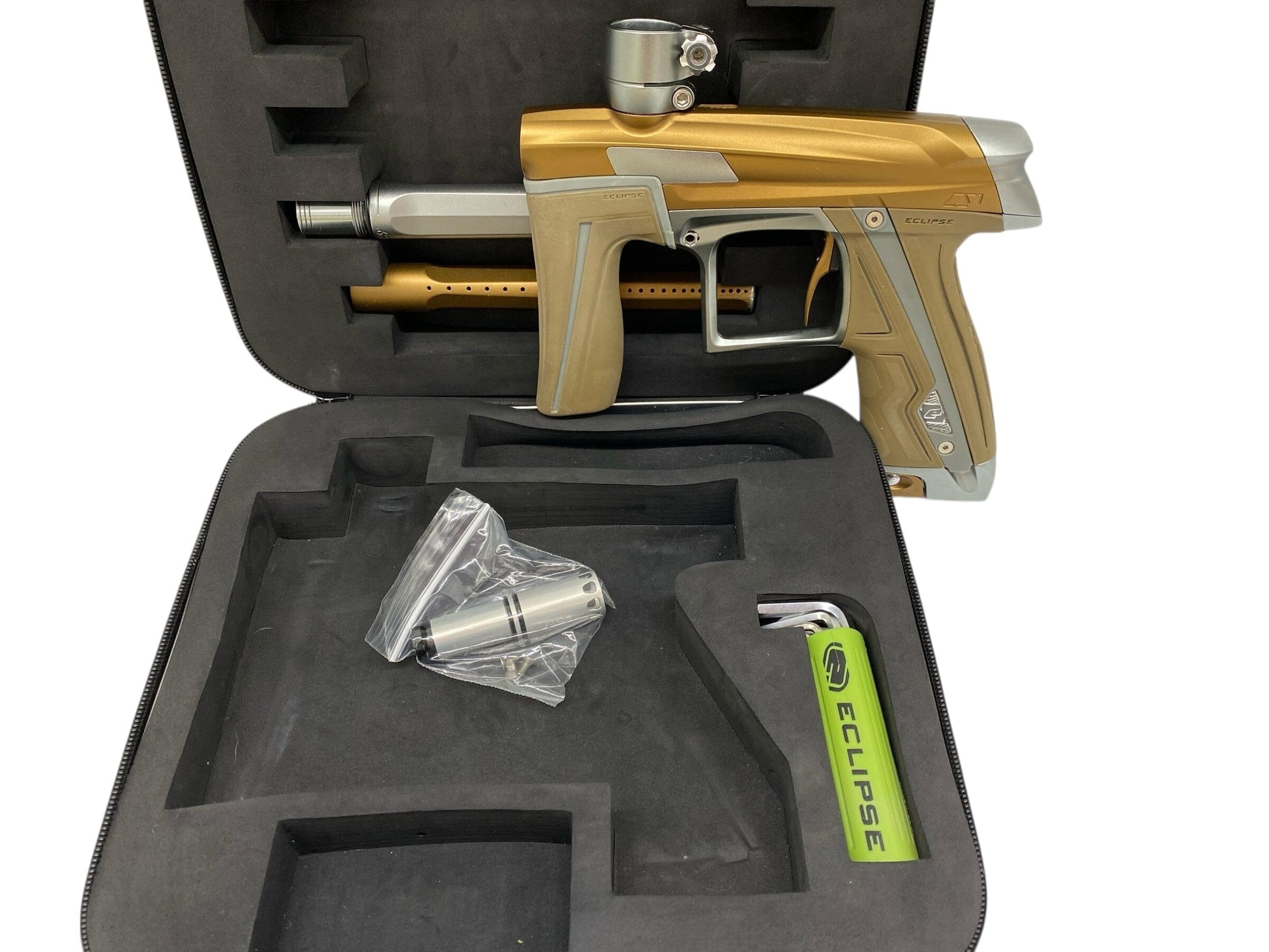 Used Planet Eclipse Cs1 Paintball Gun Bronze/Grey Paintball Gun from CPXBrosPaintball Buy/Sell/Trade Paintball Markers, New Paintball Guns, Paintball Hoppers, Paintball Masks, and Hormesis Headbands
