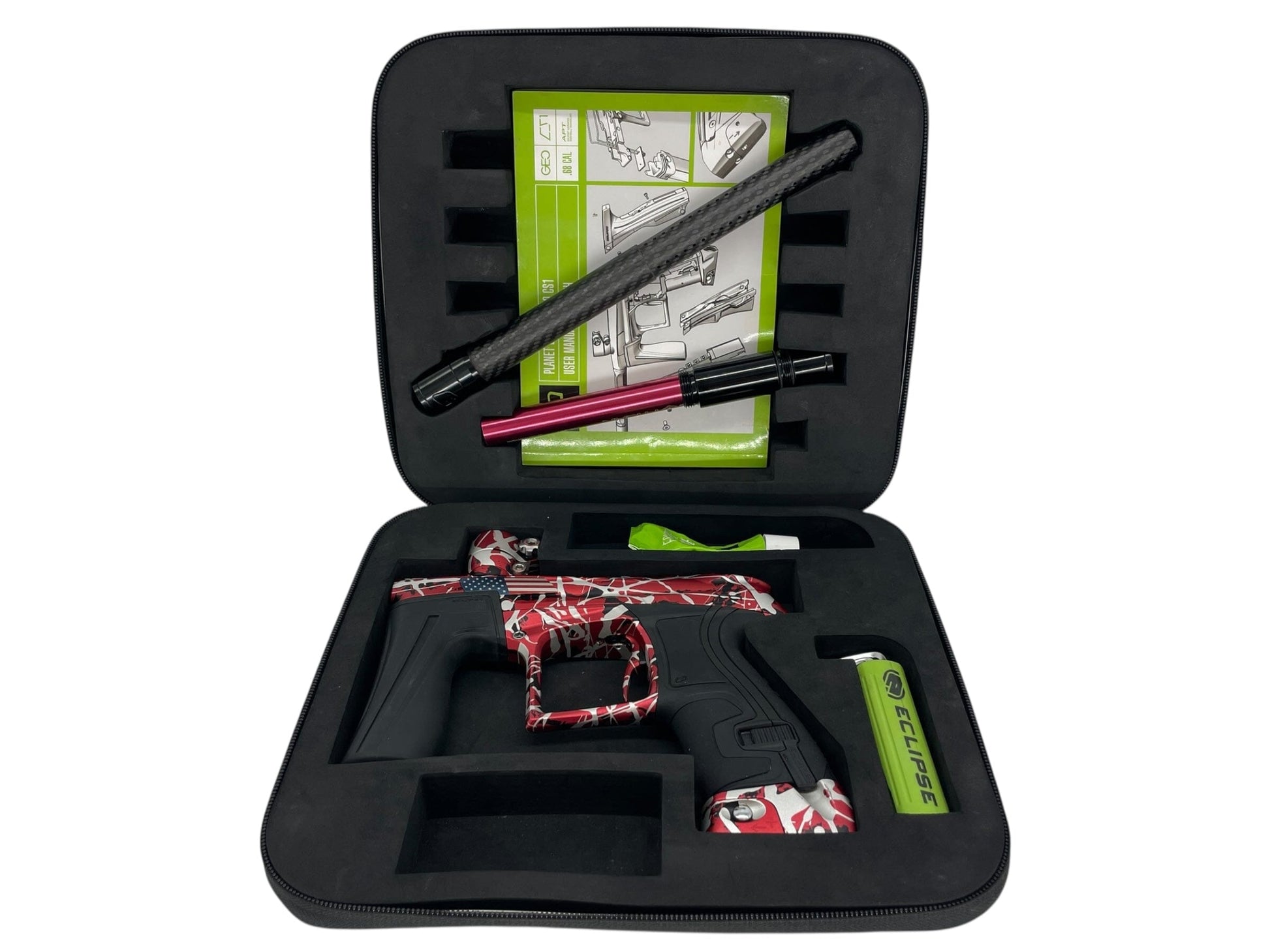 Used Planet Eclipse Cs1 Paintball Gun Red Splash Paintball Gun from CPXBrosPaintball Buy/Sell/Trade Paintball Markers, New Paintball Guns, Paintball Hoppers, Paintball Masks, and Hormesis Headbands