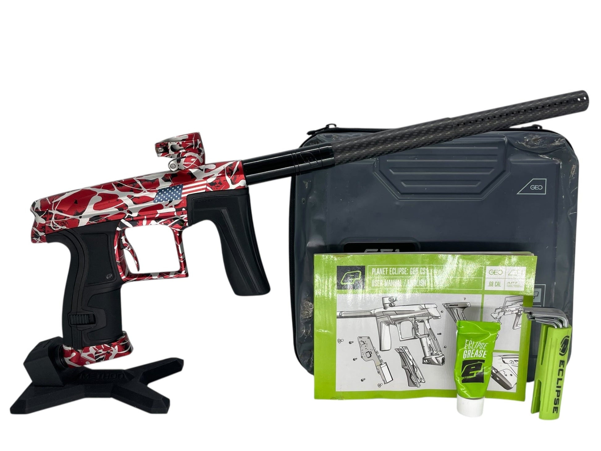 Used Planet Eclipse Cs1 Paintball Gun Red Splash Paintball Gun from CPXBrosPaintball Buy/Sell/Trade Paintball Markers, New Paintball Guns, Paintball Hoppers, Paintball Masks, and Hormesis Headbands