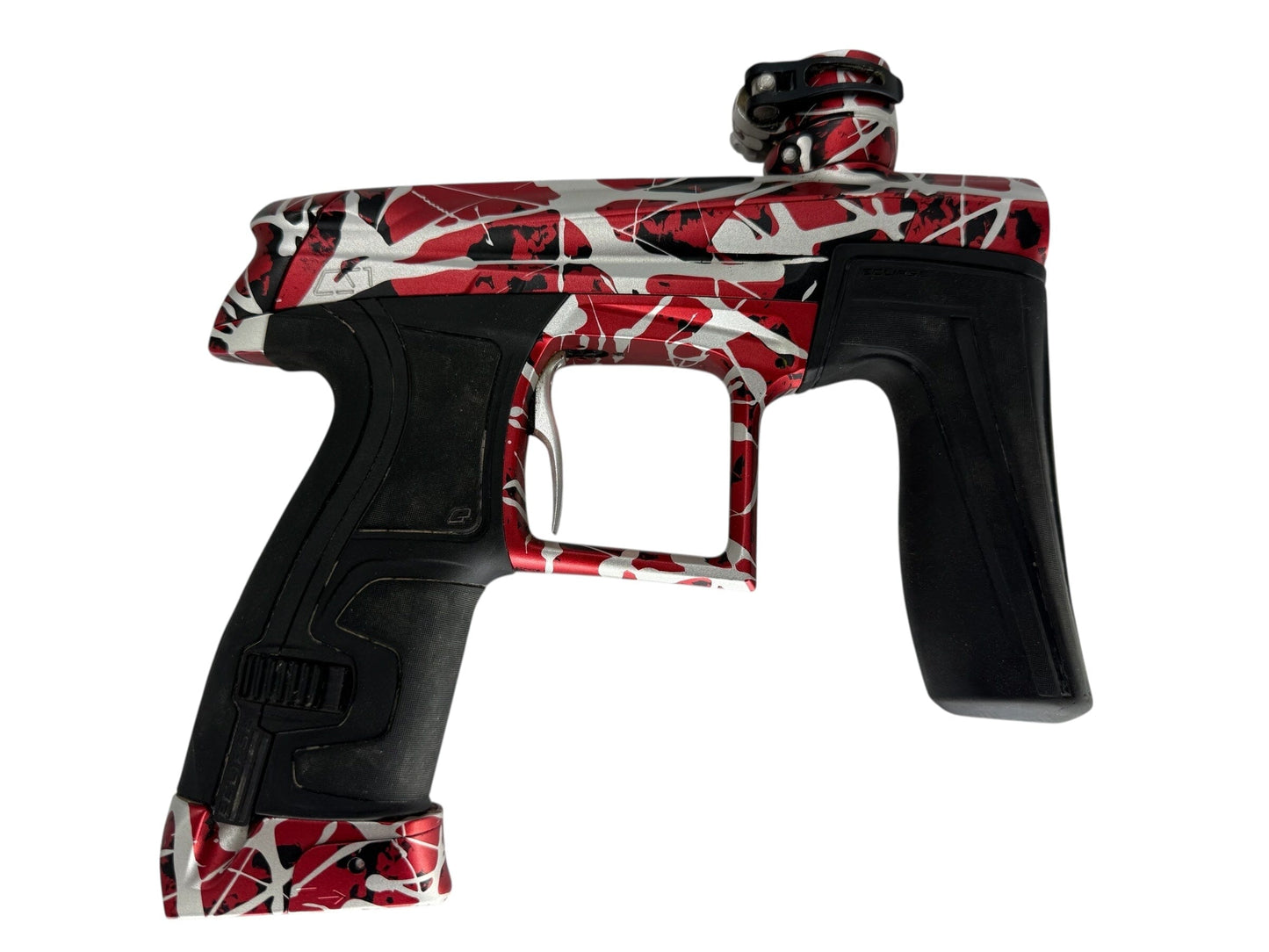 Used Planet Eclipse Cs1 Paintball Gun Red/White/Black Splash Paintball Gun from CPXBrosPaintball Buy/Sell/Trade Paintball Markers, New Paintball Guns, Paintball Hoppers, Paintball Masks, and Hormesis Headbands