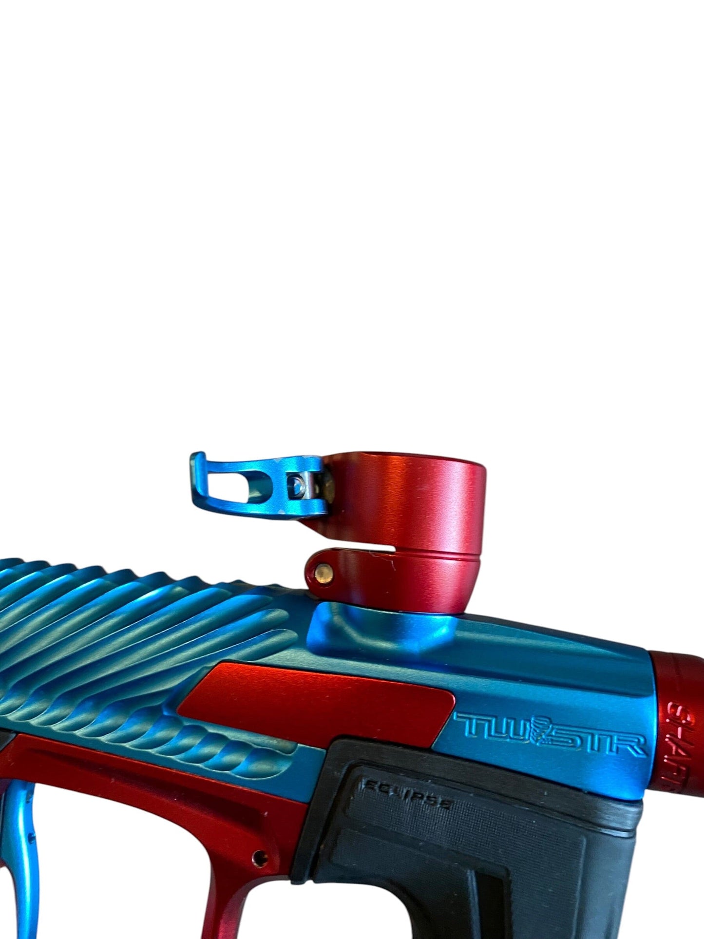 Used Planet Eclipse CS1 Twister Blue/Red Paintball Gun Paintball Gun from CPXBrosPaintball Buy/Sell/Trade Paintball Markers, New Paintball Guns, Paintball Hoppers, Paintball Masks, and Hormesis Headbands