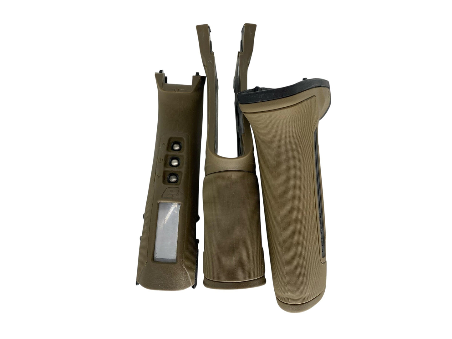 Used Planet Eclipse Cs2 Grips - Brown Tan Paintball Gun from CPXBrosPaintball Buy/Sell/Trade Paintball Markers, New Paintball Guns, Paintball Hoppers, Paintball Masks, and Hormesis Headbands