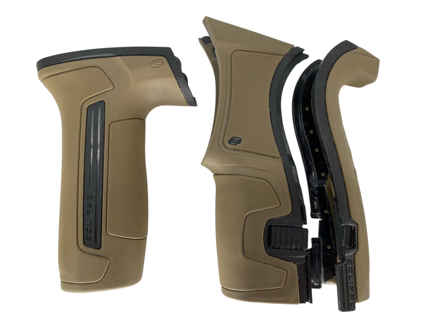 Used Planet Eclipse Cs2 Grips - Brown Tan Paintball Gun from CPXBrosPaintball Buy/Sell/Trade Paintball Markers, New Paintball Guns, Paintball Hoppers, Paintball Masks, and Hormesis Headbands