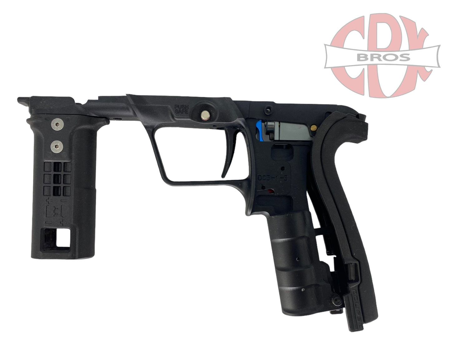 Used Planet Eclipse Cs2 Mech Frame Black Paintball Gun from CPXBrosPaintball Buy/Sell/Trade Paintball Markers, Paintball Hoppers, Paintball Masks, and Hormesis Headbands