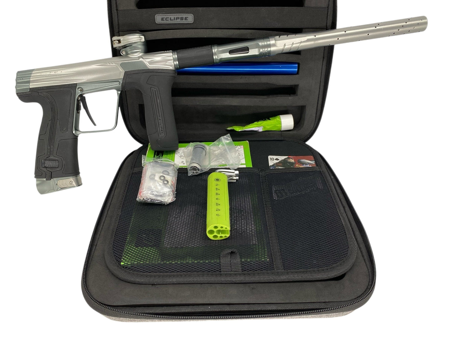 Used Planet Eclipse Cs3 Paintball Gun Silver/Grey Paintball Gun from CPXBrosPaintball Buy/Sell/Trade Paintball Markers, New Paintball Guns, Paintball Hoppers, Paintball Masks, and Hormesis Headbands