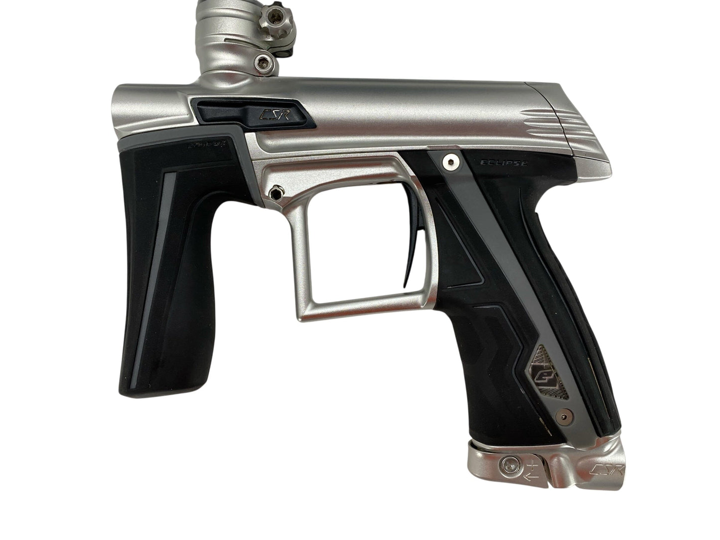 Used Planet Eclipse Csr Paintball Gun Silver/Black Paintball Gun from CPXBrosPaintball Buy/Sell/Trade Paintball Markers, New Paintball Guns, Paintball Hoppers, Paintball Masks, and Hormesis Headbands