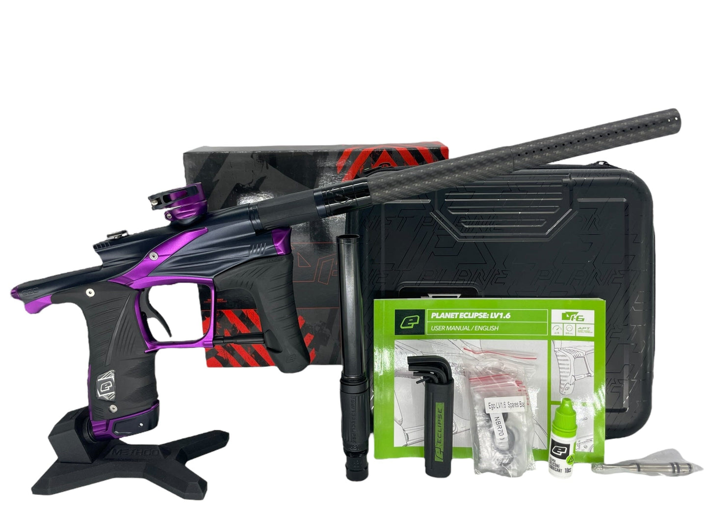 Used Planet Eclipse Ego LV1.6 Paintball Gun Black/Purple Paintball Gun from CPXBrosPaintball Buy/Sell/Trade Paintball Markers, New Paintball Guns, Paintball Hoppers, Paintball Masks, and Hormesis Headbands