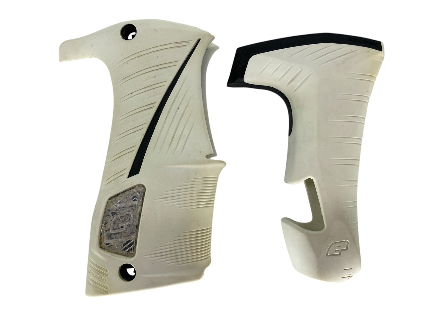 Used Planet Eclipse Ego LV1.6/LV1.5/LVR/LV1.1/LV1 Colored Grip Kits - White Paintball Gun from CPXBrosPaintball Buy/Sell/Trade Paintball Markers, New Paintball Guns, Paintball Hoppers, Paintball Masks, and Hormesis Headbands