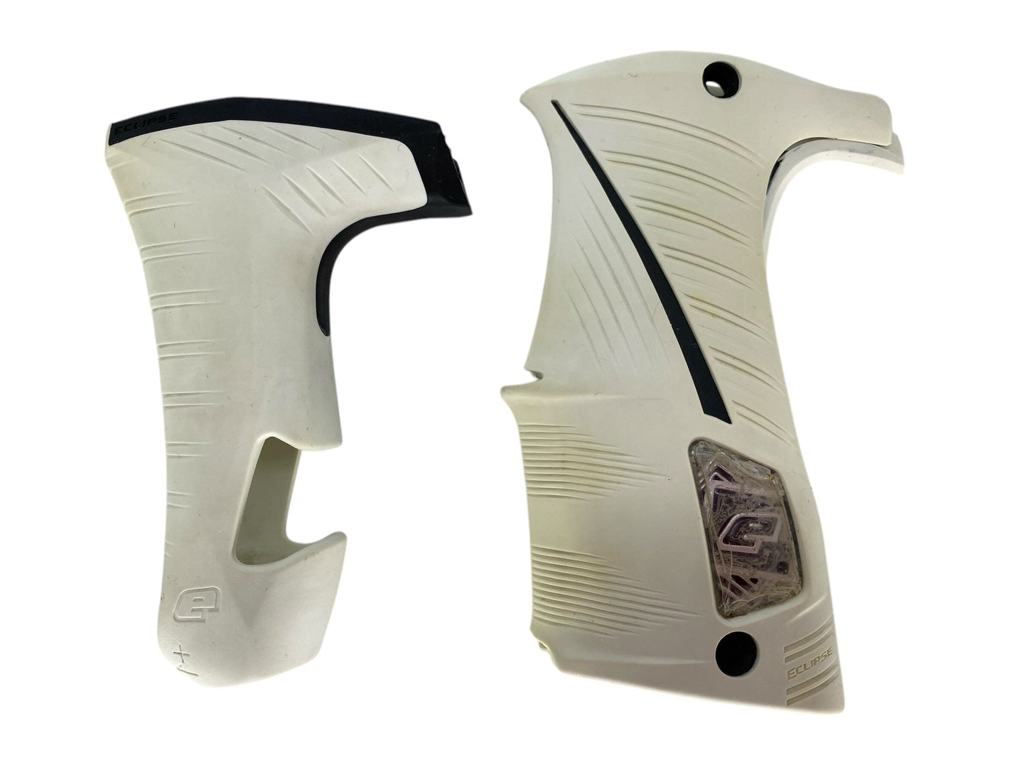 Used Planet Eclipse Ego LV1.6/LV1.5/LVR/LV1.1/LV1 Colored Grip Kits - White Paintball Gun from CPXBrosPaintball Buy/Sell/Trade Paintball Markers, New Paintball Guns, Paintball Hoppers, Paintball Masks, and Hormesis Headbands