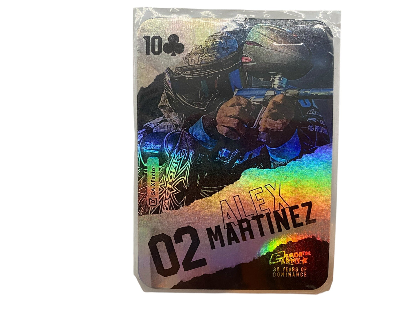 Used PLANET ECLIPSE EMORTAL TRADING CARD - 10 of Clubs Alex Martinez HOLO Paintball Gun from CPXBrosPaintball Buy/Sell/Trade Paintball Markers, New Paintball Guns, Paintball Hoppers, Paintball Masks, and Hormesis Headbands