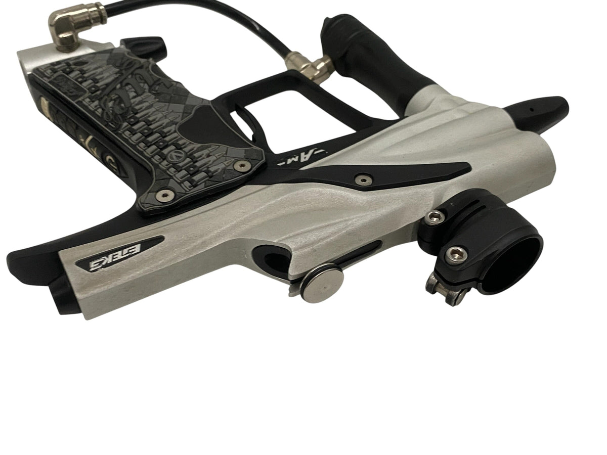 Used Planet Eclipse Etek 3 AM Silver/Black Paintball Gun Paintball Gun from CPXBrosPaintball Buy/Sell/Trade Paintball Markers, New Paintball Guns, Paintball Hoppers, Paintball Masks, and Hormesis Headbands