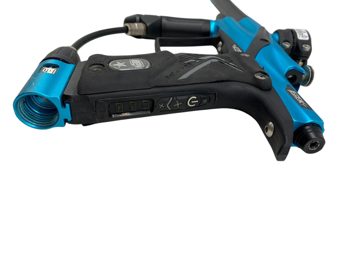 Used Planet Eclipse Etek 4 Lt Paintball Gun Blue Paintball Gun from CPXBrosPaintball Buy/Sell/Trade Paintball Markers, New Paintball Guns, Paintball Hoppers, Paintball Masks, and Hormesis Headbands
