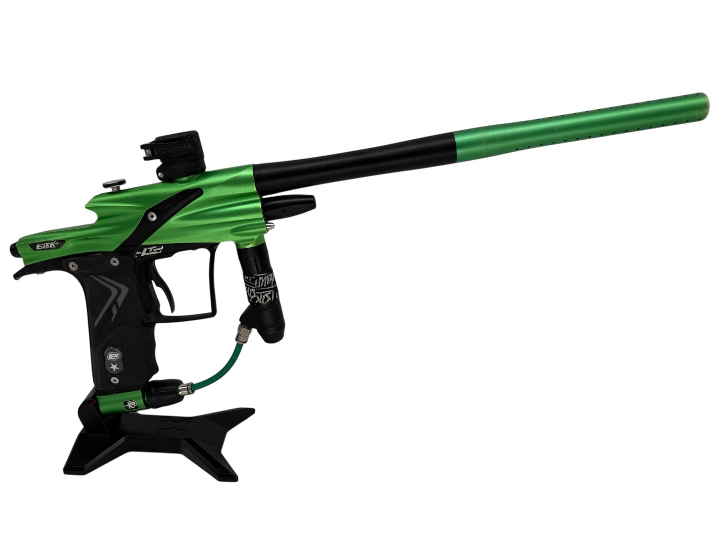 Used Planet Eclipse Etek 4 Paintball Gun Green/Black Paintball Gun from CPXBrosPaintball Buy/Sell/Trade Paintball Markers, New Paintball Guns, Paintball Hoppers, Paintball Masks, and Hormesis Headbands