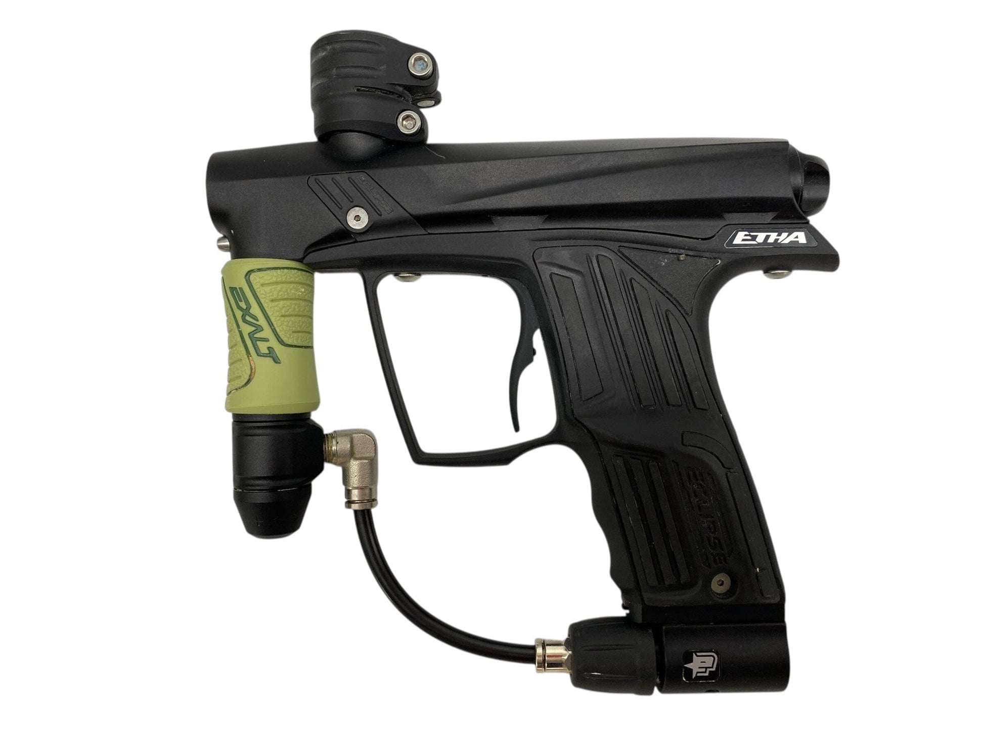 Used Planet Eclipse Etha Paintball Gun Black Paintball Gun from CPXBrosPaintball Buy/Sell/Trade Paintball Markers, New Paintball Guns, Paintball Hoppers, Paintball Masks, and Hormesis Headbands