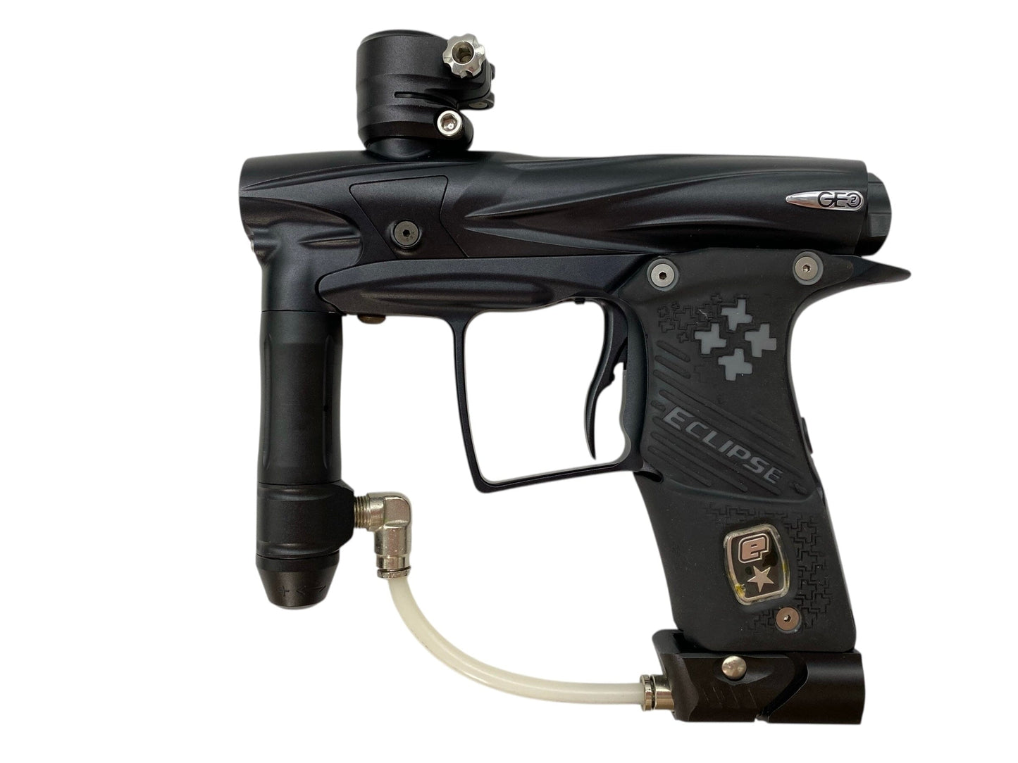 Used Planet Eclipse Geo 2 Paintball Gun Black Paintball Gun from CPXBrosPaintball Buy/Sell/Trade Paintball Markers, New Paintball Guns, Paintball Hoppers, Paintball Masks, and Hormesis Headbands
