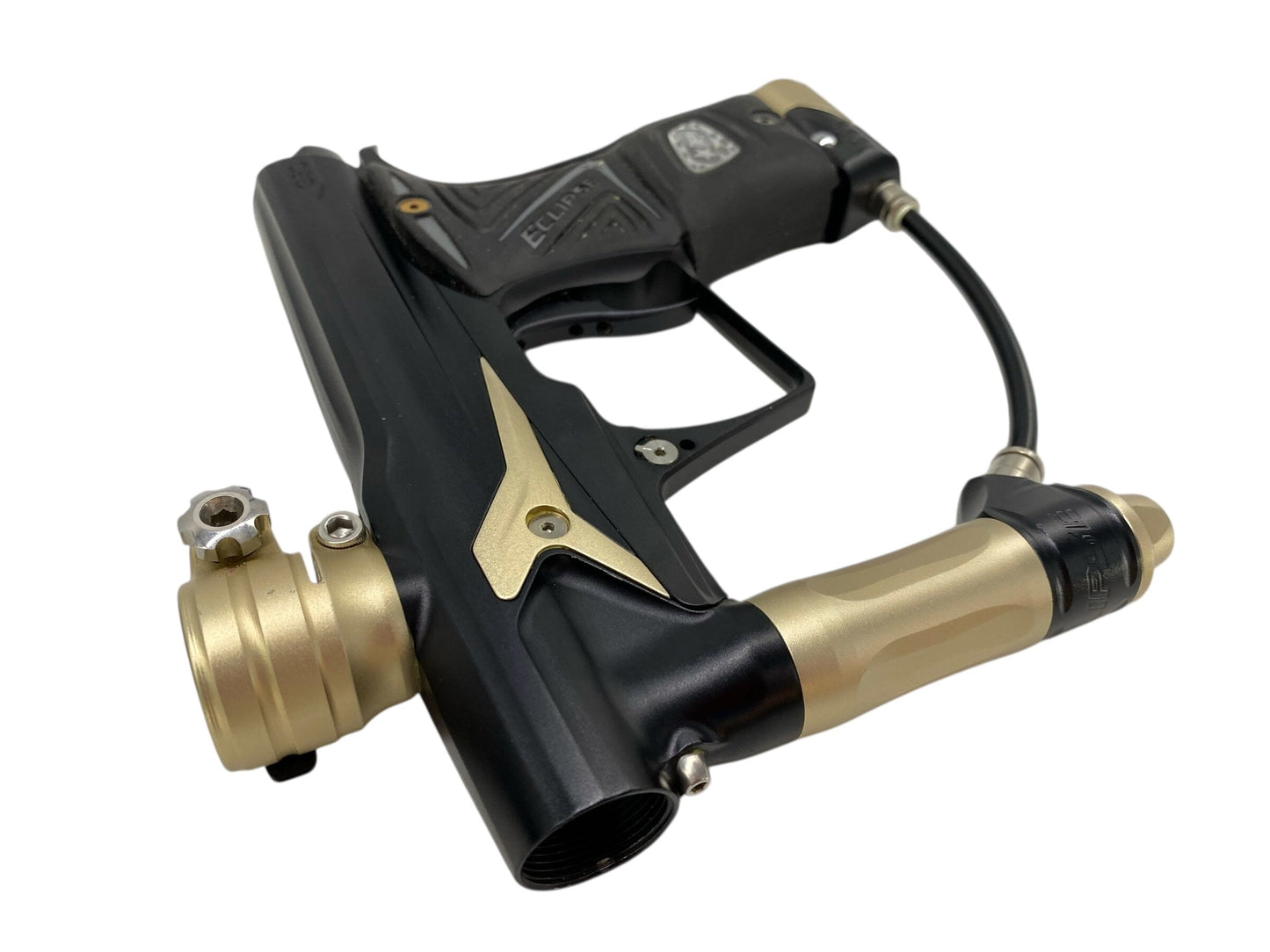 Used Planet Eclipse Geo 3 Paintball Gun Black/Gold Paintball Gun from CPXBrosPaintball Buy/Sell/Trade Paintball Markers, New Paintball Guns, Paintball Hoppers, Paintball Masks, and Hormesis Headbands