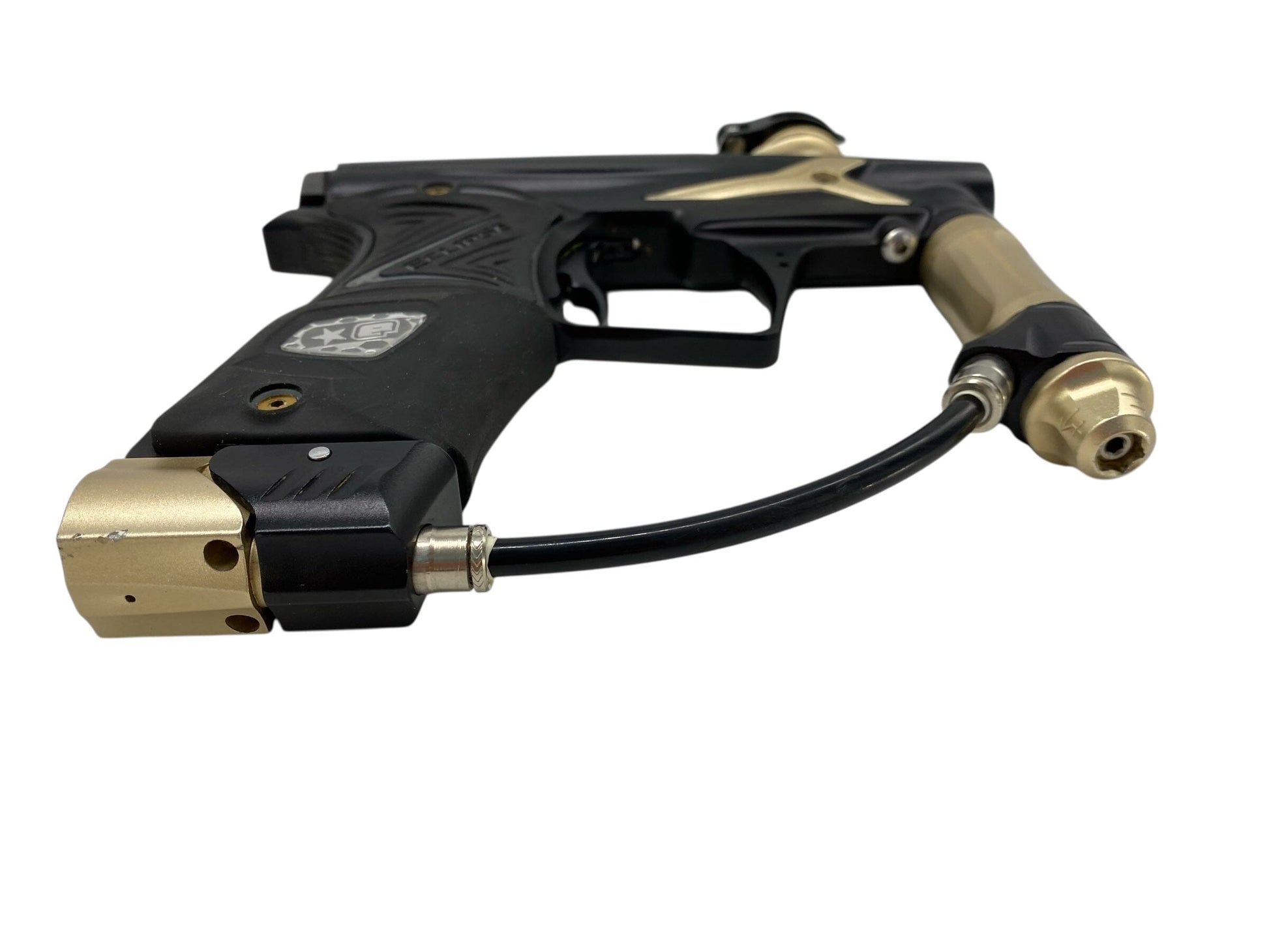 Used Planet Eclipse Geo 3 Paintball Gun Black/Gold Paintball Gun from CPXBrosPaintball Buy/Sell/Trade Paintball Markers, New Paintball Guns, Paintball Hoppers, Paintball Masks, and Hormesis Headbands