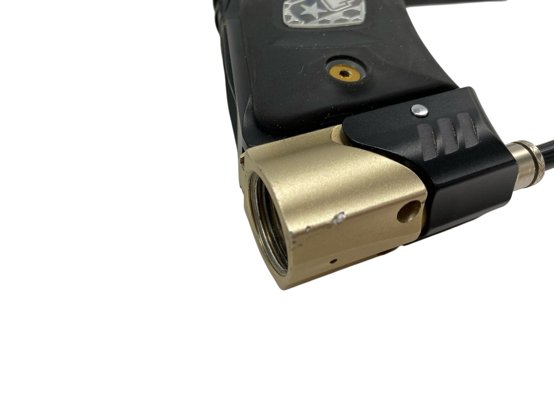 Used Planet Eclipse Geo 3 Paintball Gun Black/Gold Paintball Gun from CPXBrosPaintball Buy/Sell/Trade Paintball Markers, New Paintball Guns, Paintball Hoppers, Paintball Masks, and Hormesis Headbands