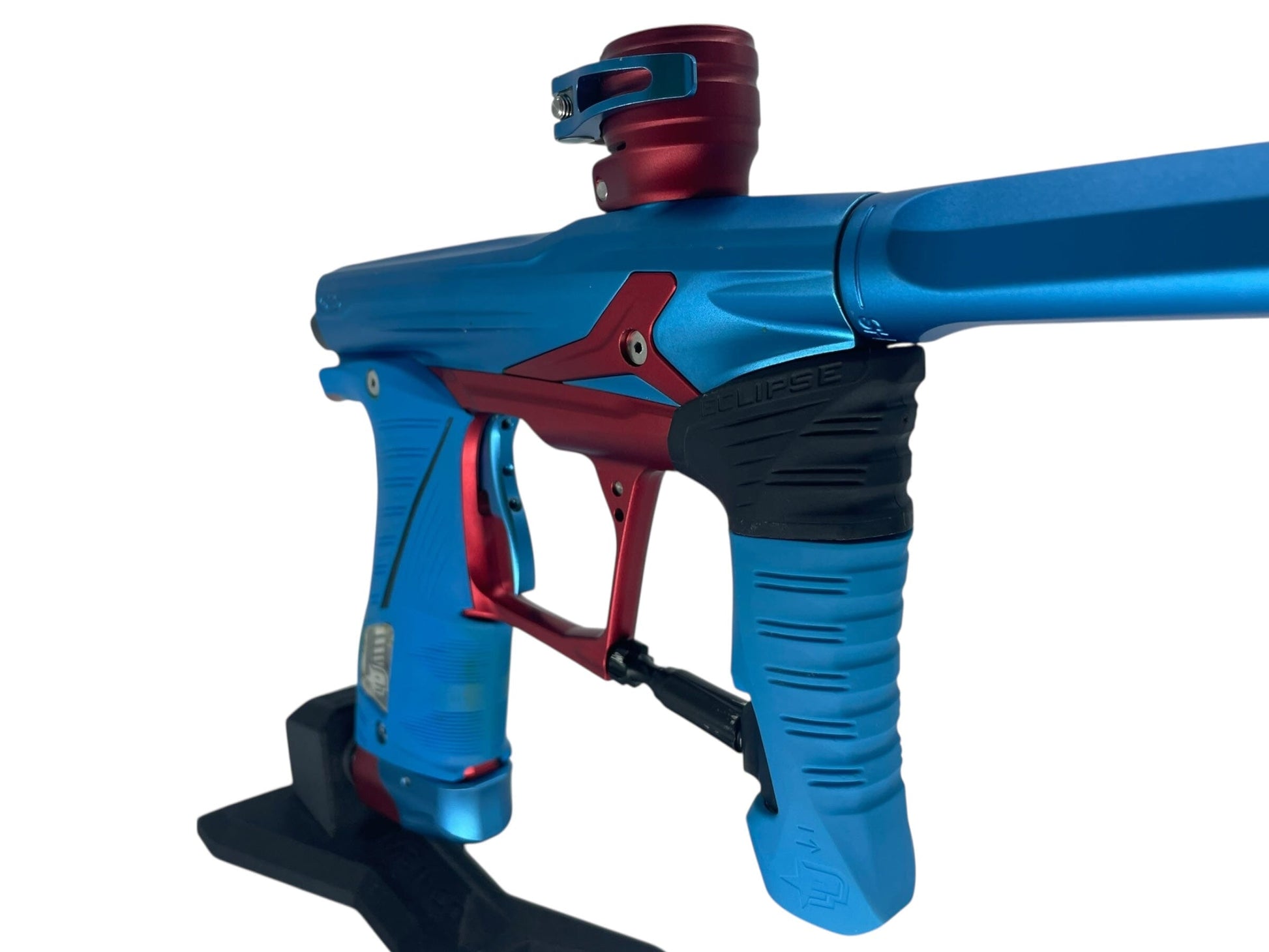 Used Planet Eclipse Geo 3.1 Paintball Gun Blue/Red Paintball Gun from CPXBrosPaintball Buy/Sell/Trade Paintball Markers, New Paintball Guns, Paintball Hoppers, Paintball Masks, and Hormesis Headbands