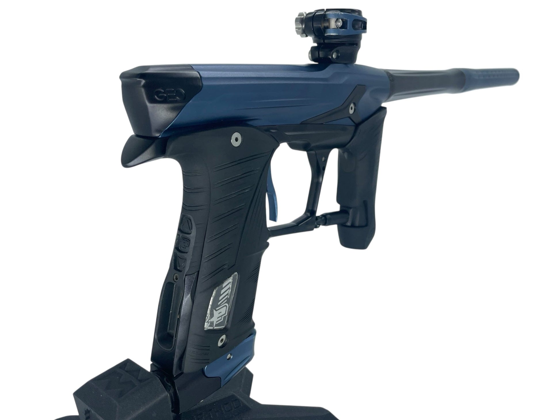 Used Planet Eclipse Geo 3.5 Paintball Gun Navy/Black Paintball Gun from CPXBrosPaintball Buy/Sell/Trade Paintball Markers, New Paintball Guns, Paintball Hoppers, Paintball Masks, and Hormesis Headbands