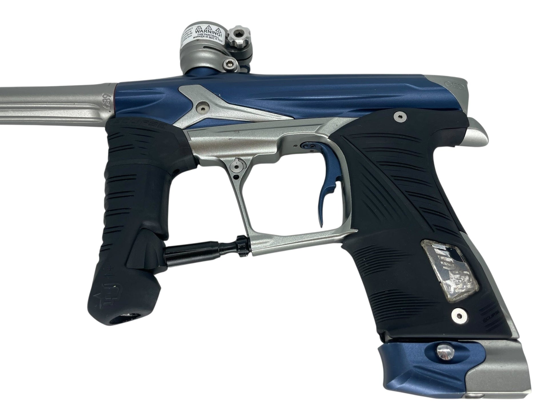 Used Planet Eclipse Geo 3.5 Paintball Gun Navy/Grey Paintball Gun from CPXBrosPaintball Buy/Sell/Trade Paintball Markers, New Paintball Guns, Paintball Hoppers, Paintball Masks, and Hormesis Headbands