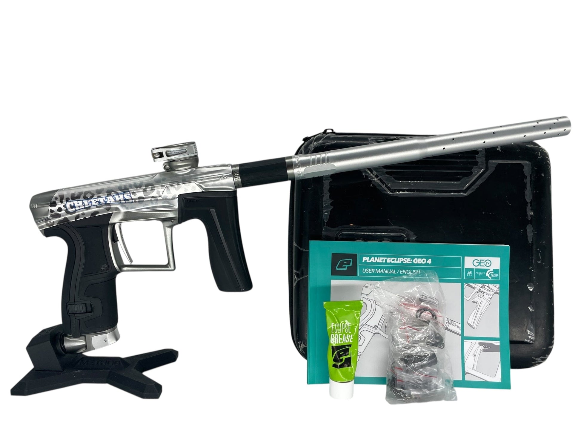 Used Planet Eclipse Geo 4 LE Cheetahs Paintball Gun Paintball Gun from CPXBrosPaintball Buy/Sell/Trade Paintball Markers, New Paintball Guns, Paintball Hoppers, Paintball Masks, and Hormesis Headbands