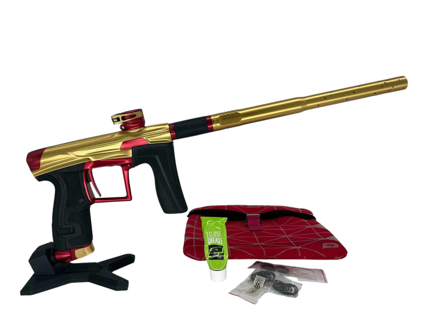 Used Planet Eclipse Geo 4 Paintball Gun Gold/Red Paintball Gun from CPXBrosPaintball Buy/Sell/Trade Paintball Markers, New Paintball Guns, Paintball Hoppers, Paintball Masks, and Hormesis Headbands