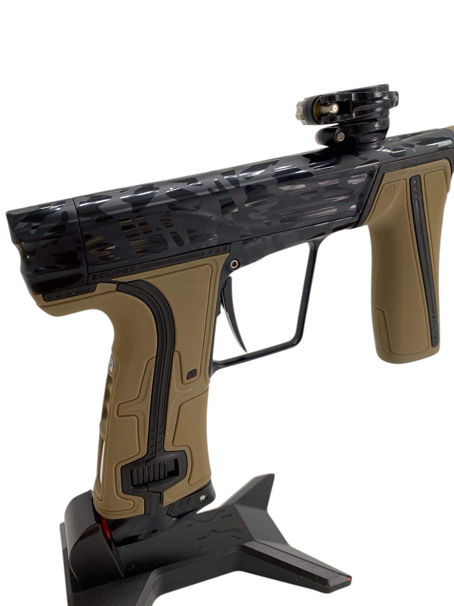Used Planet Eclipse Geo R5 Paintball Gun Black Cheeta Paintball Gun from CPXBrosPaintball Buy/Sell/Trade Paintball Markers, New Paintball Guns, Paintball Hoppers, Paintball Masks, and Hormesis Headbands