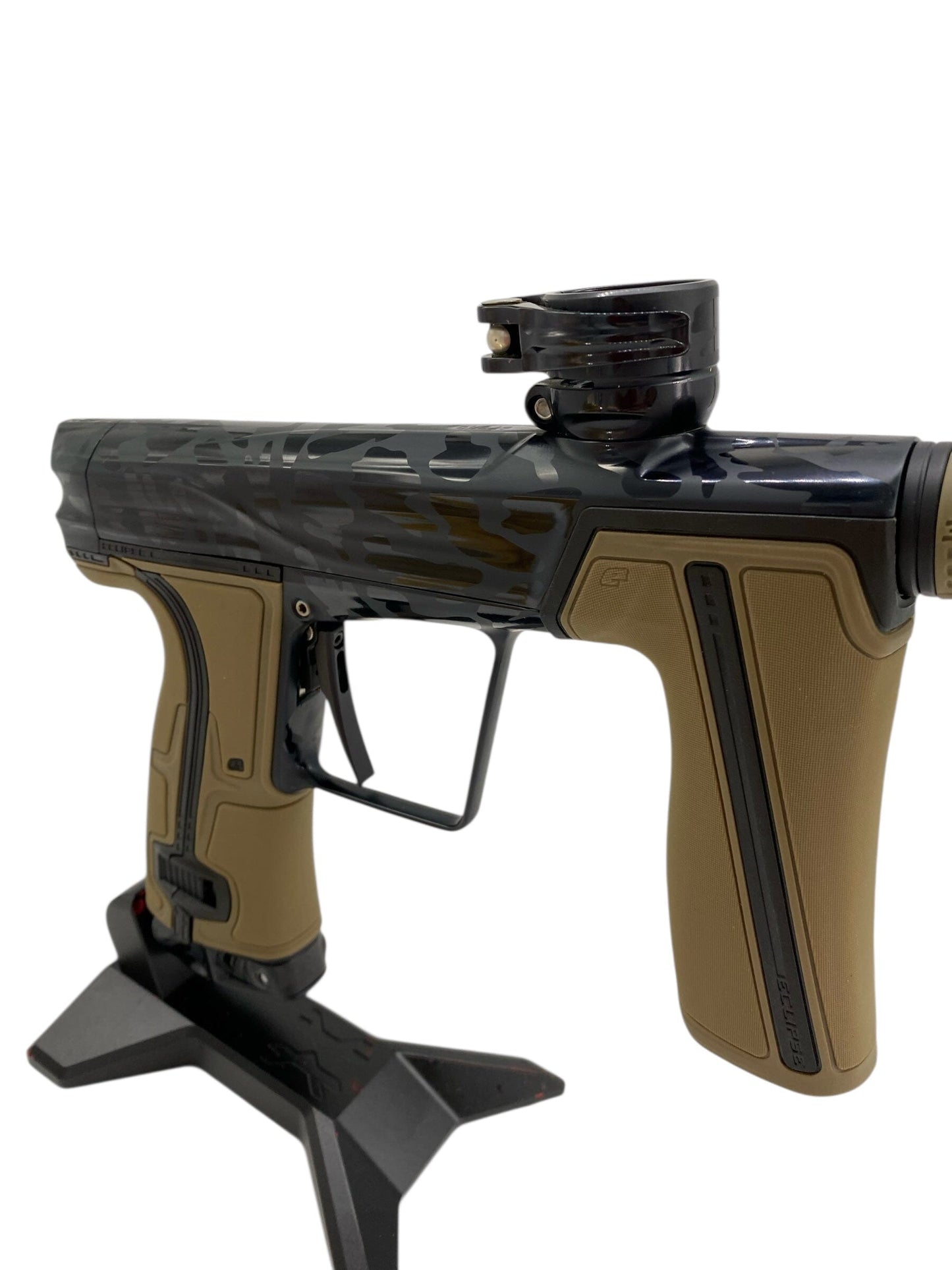 Used Planet Eclipse Geo R5 Paintball Gun Black Cheeta Paintball Gun from CPXBrosPaintball Buy/Sell/Trade Paintball Markers, New Paintball Guns, Paintball Hoppers, Paintball Masks, and Hormesis Headbands