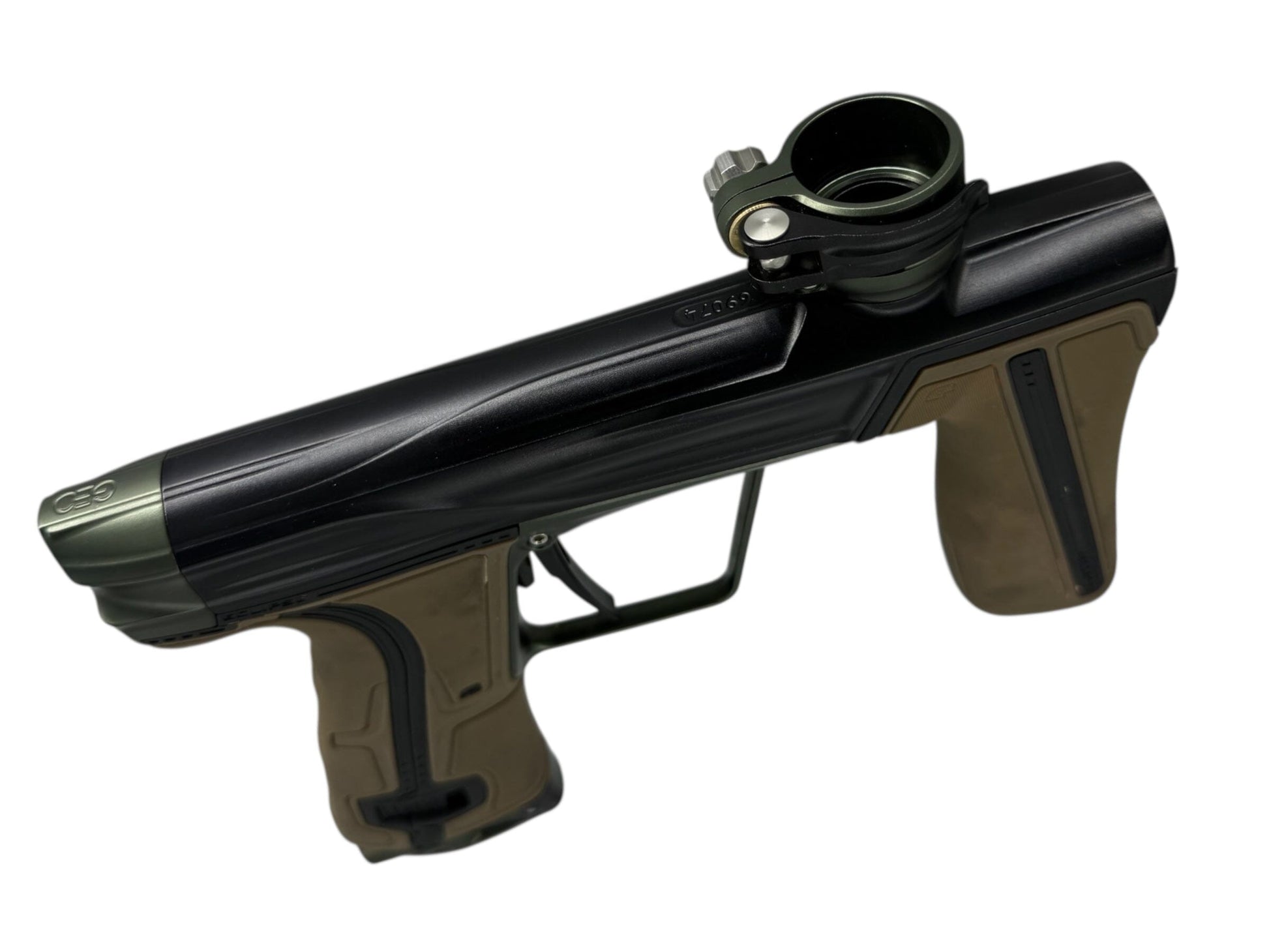 Used Planet Eclipse Geo R5 Paintball Gun Black/Olive Paintball Gun from CPXBrosPaintball Buy/Sell/Trade Paintball Markers, New Paintball Guns, Paintball Hoppers, Paintball Masks, and Hormesis Headbands